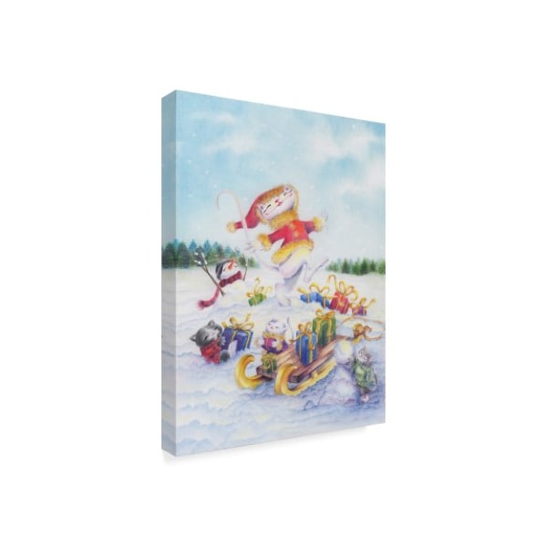 Cindy Wider 'Christmas Deliveries' Canvas Art,35x47